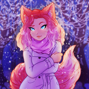 Complex shaded, chibi, detailed background